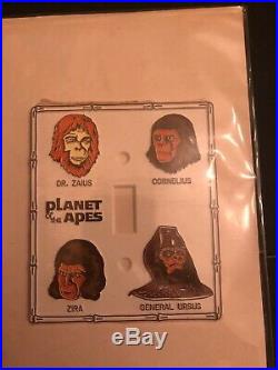 Planet of the Apes 1974 British Light Switch Plate RARE