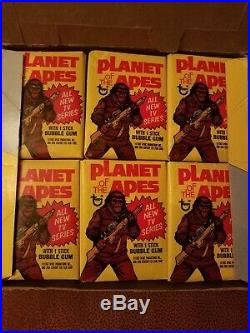 Planet of the Apes 1974 Topps Gum Card Full Box Of TV Series Packs