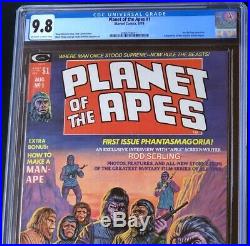 Planet of the Apes #1 (1974) CGC 9.8 Highest Graded! Marvel Magazine