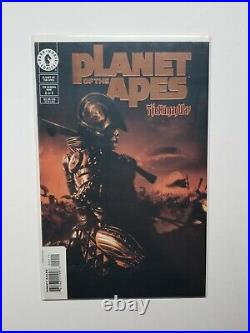 Planet of the Apes #1-3 Human War + movie comic Dark Horse Dynamic Forces signed