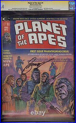 Planet of the Apes # 1 CGC 9.4 CRM/OW (Marvel, 1974) Gerry Conway Signature