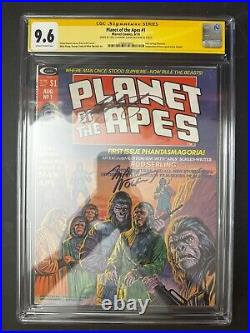 Planet of the Apes # 1 CGC 9.6 Signed By Chris Claremont & Marv Wolfman 1974