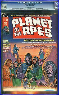 Planet of the Apes #1 CGC 9.8 Movie Adaptation Bob Larkin Cover Marvel Comics