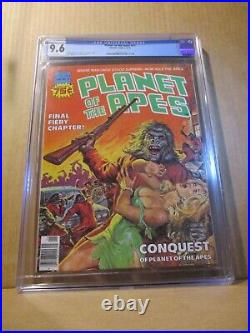 Planet of the Apes 21 CGC 9.6 W 1976 Norem Headlights C. Marvel Magazine Comic