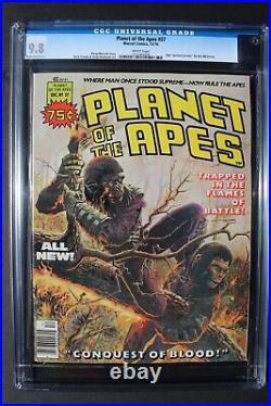 Planet of the Apes #27 Adapts BATTLE Movie 1976 Marvel Magazine TERROR CGC 9.8
