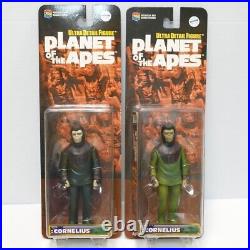Planet of the Apes Action Figures Medicom Toy UDF Vintage set of 19 New Japan
