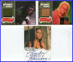 Planet of the Apes Behind The Scenes Card Set Linda Harrison Autograph Costumes