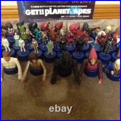 Planet of the Apes Bottle Cap Figure Lot of 47 Bundle Bulk Sale