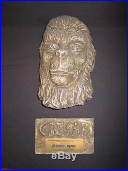 Planet of the Apes Caesar Commemorative Display (Head and Plaque)