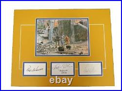 Planet of the Apes Cast Signed Matted To 11X18 Autograph World COA