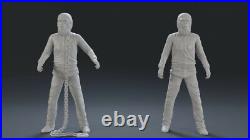 Planet of the Apes Conquest Caesar Ape Chains Weapons 4 Figure Set 3D printed