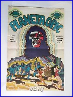 Planet of the Apes, Czech A3, Film/ Movie poster, 1970