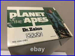 Planet of the Apes Dr. Zaius Addar Action Figure Model Sealed in Box 1973