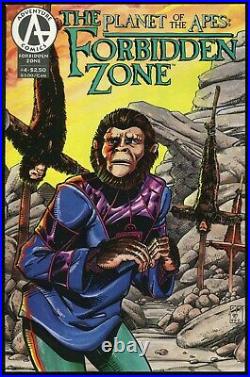 Planet of the Apes Forbidden Zone Comic Set 1-2-3-4 Lot POTA Adventure Rare Set