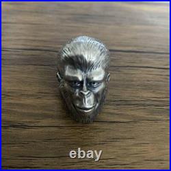 Planet of the Apes Forbidden Zone F-ZONE Silver Ring Vintage 1990s