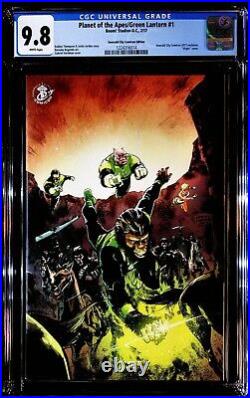 Planet of the Apes Green Lantern #1, Emerald City Cover Variant, CGC 9.8