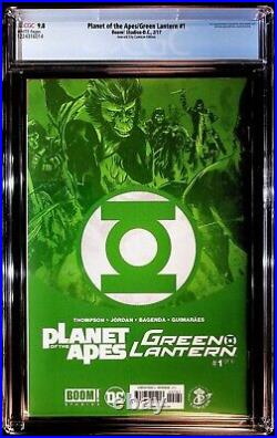 Planet of the Apes Green Lantern #1, Emerald City Cover Variant, CGC 9.8