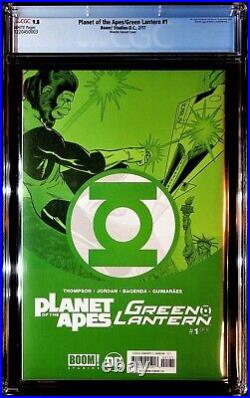Planet of the Apes/Green Lantern #1, Paul Rivochet Showcase 22 Cover, CGC 9.8