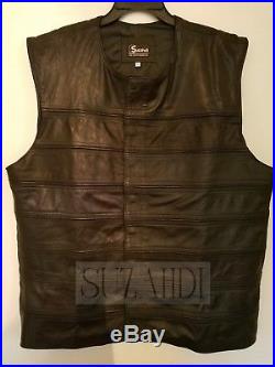 Planet of the Apes Inspired Gorilla Soldier Cosplay Warrior Real Leather Vest