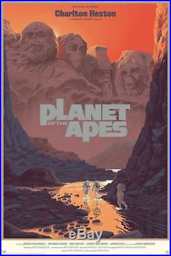 Planet of the Apes Laurent Durieux Regular Movie Poster Print Art Mondo Shining