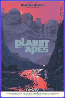 Planet of the Apes Laurent Durieux Variant Movie Poster Print Art Mondo Shining