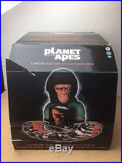 Planet of the Apes Limited Edition Collectors Item (14 DVD Box Set) With Bust