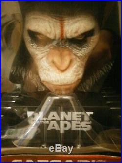 Planet of the Apes Ltd Caesar Warrior Coll head Bust uk BLU RAY Boxset rare oop