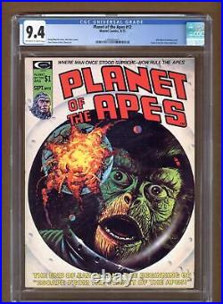 Planet of the Apes Magazine #12 CGC 9.4 1975 Marvel 1497605002