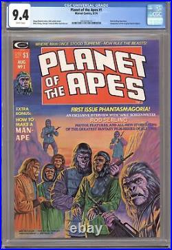 Planet of the Apes Magazine #1 CGC 9.4 1974 Marvel 4372259012