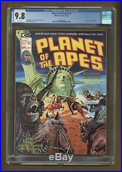 Planet of the Apes (Marvel Magazine) #7 1975 CGC 9.8 1497463008