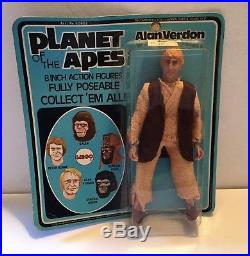 Planet of the Apes Mego 1967 Alan Verdon Toy Figure Mint On Card Vintage Old