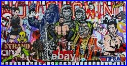 Planet of the Apes Movie Urban Pop Art Painting Textured 190cm x 100cm Franko