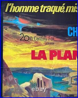 Planet of the Apes Original French Grande Movie Charlton Heston 1968
