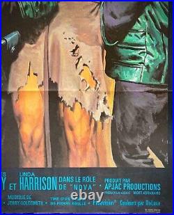 Planet of the Apes Original French Grande Movie Charlton Heston 1968