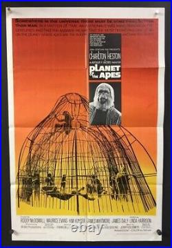 Planet of the Apes Original Movie Poster Charlton Heston Hollywood Posters