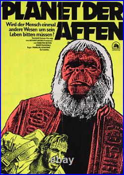 Planet of the Apes R1975 German Blacklight A2 Film Poster