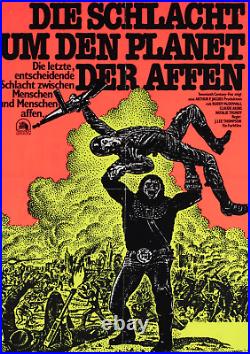 Planet of the Apes R1975 German Blacklight A2 Film Poster