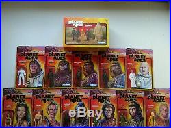 Planet of the Apes Reaction Super 7 complete set 3.75 figures with Lawgiver