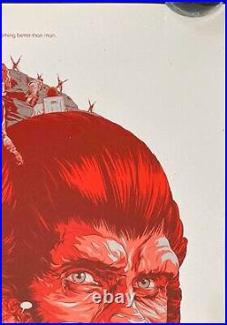 Planet of the Apes Screen Print Movie Poster Martin Ansin 2011