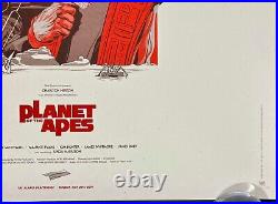 Planet of the Apes Screen Print Movie Poster Martin Ansin 2011