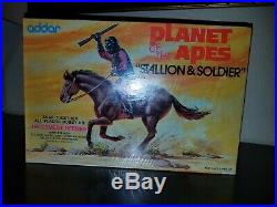 Planet of the Apes Sealed 1974 Addar Stallion and Soldier
