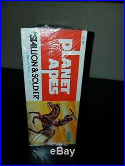 Planet of the Apes Sealed 1974 Addar Stallion and Soldier