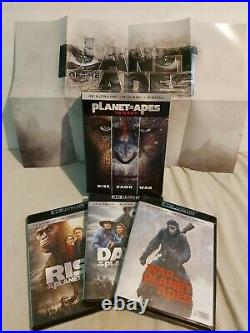 Planet of the Apes Steelbook Collection + 4K Set (Blu Ray) BRAND NEW, SEALED