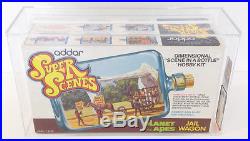 Planet of the Apes Super Scenes Jail Wagon Hobby Kit 1975 AFA Graded 85 Addar