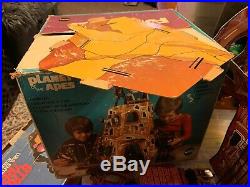 Planet of the Apes Vintage 1970's Mego Fortress Playset Boxed 99% Complete Toy