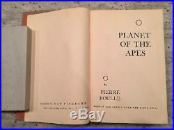 Planet of the Apes by PIERRE BOULLE First Edition 1963 1st Printing