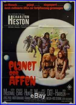 Planet of the Apes original release german movie poster