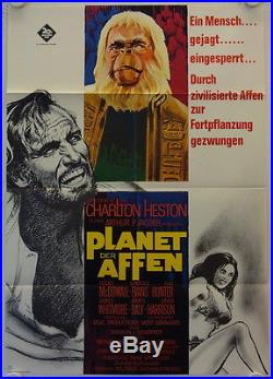 Planet of the Apes original release german movie poster