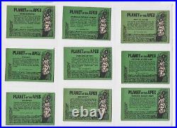 Planet of the Apes set of 44 cards A&BC Gum 1969