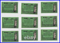 Planet of the Apes set of 44 cards A&BC Gum 1969